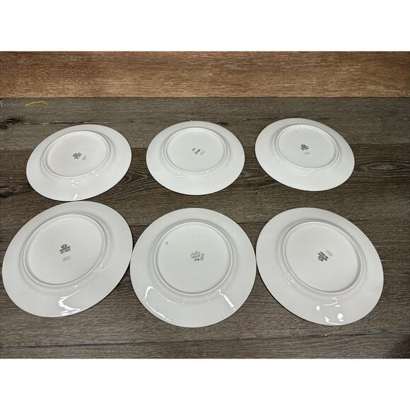 1960’s KRONESTER Bavaria Germany Christmas Tree Pattern 7-3/4” Salad Plates~6 Pc - Picture 8 of 9
